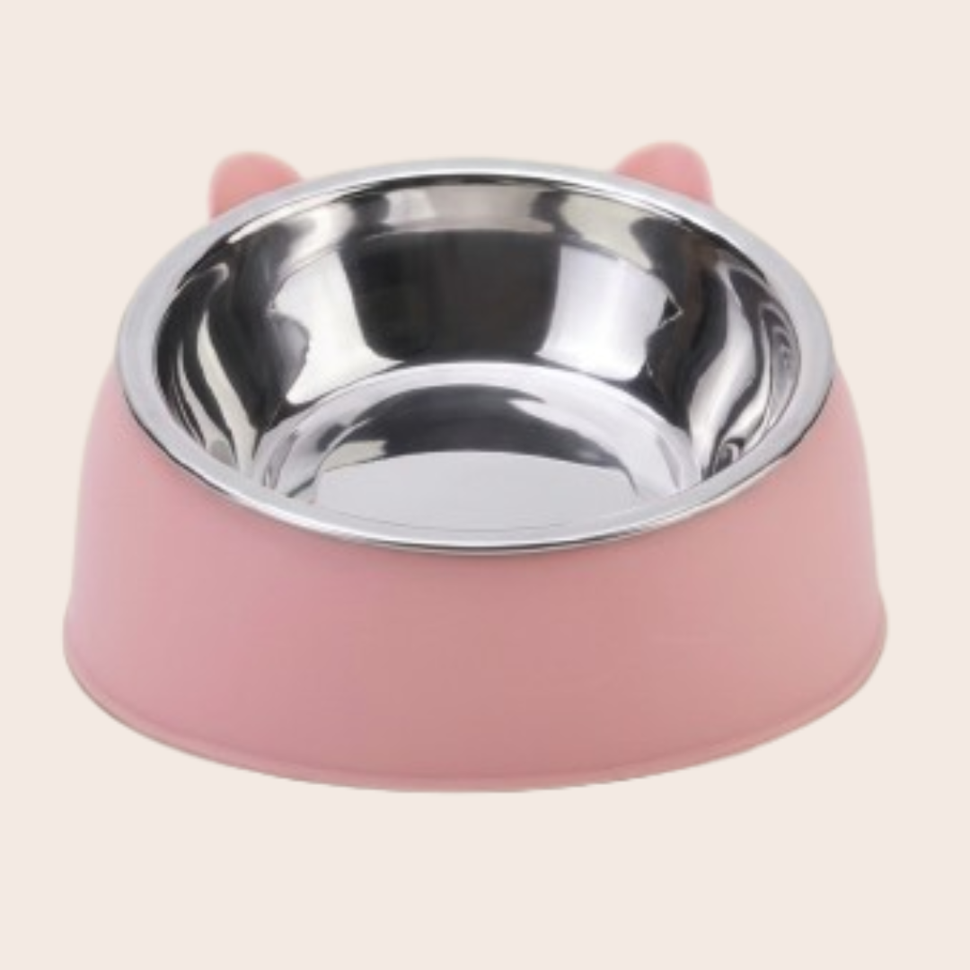 Raised pet bowl